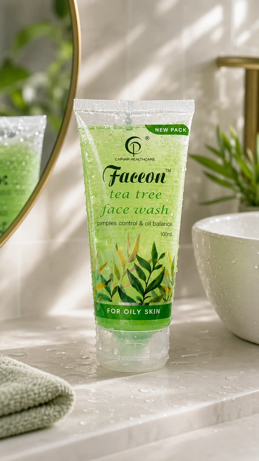 CAPVAR Faceon Tea Tree Face Wash